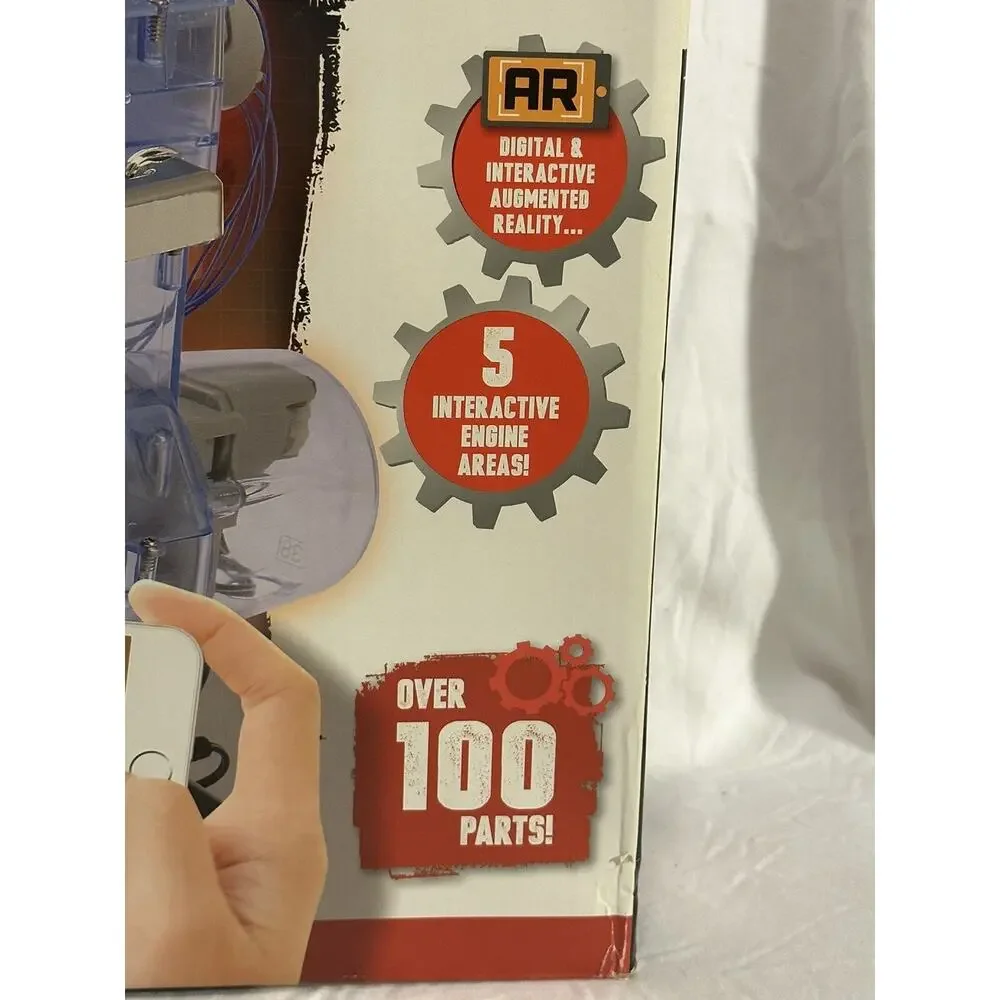 New Machine Works 4 Cylinder Engine AR W/Digital & Interactive Augmented Reality